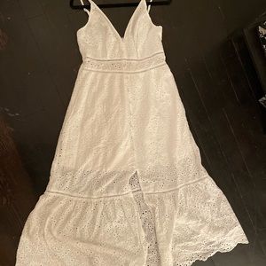 Eyelet Lace Midi Summer dress
